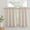 Beige, variant on Kitchen Window Curtains Valances - Light Filter Semi Transparent Short Curtains for Small Window, Bathroom, Basement, Cafe, Living Room, Home Decor, W 36 x L 63, Stone Blue, 1 Pair