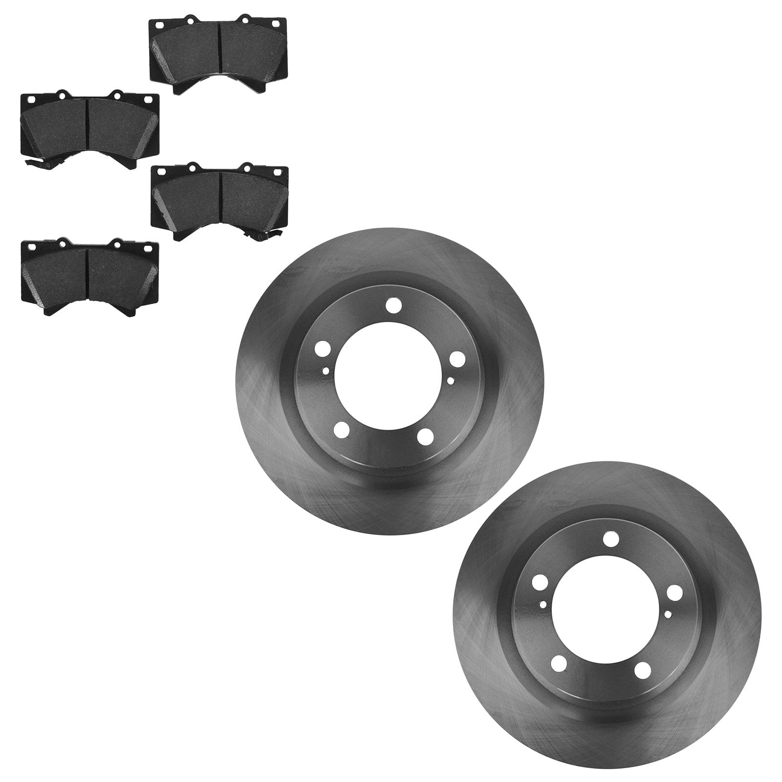 Brake Pad & Rotor Kit Premium Posi Metallic Front w/Chemicals BFS05004