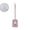 Pink, variant on Toilet Brush Toilet Bowl Brush with Holder Set, Long Handle Double-Sided Toilet Brush Bathroom Accessories Decontamination Tool