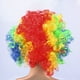 thumbnail image 5 of 3 pelucas afro de payaso esponjosas, divertidas pelucas de fiesta, accesorios de actuación para mascaradas, carnavales, cosplay (coloridas), 5 of 5