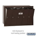 thumbnail image 3 of Salsbury Industries 3505ZRU Vertical Mailbox - 5 Doors - Bronze - Recessed Mounted - USPS Access, 3 of 3