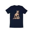 thumbnail image 4 of Vintage Mountain Lion King Gift Men Women Girls Boys Kids T-Shirt Mountain Lion Animal Birthday Holiday Presents Tshirt, 4 of 10