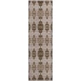 thumbnail image 2 of Addison Rugs Mayfield Washable Transitional Moroccan Mocha Runner Rug, 2'3" x 7'6", 2 of 5