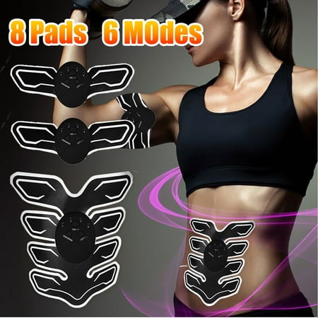 ABS Stimulator Abdominal Muscle Trainer Body Training Pad Home Office Exercise Shape Fitness Ab Core Toners (Best Workout For Ripped Abs)