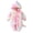 /c62Pink70, variant on CUZIBR Dinosaur Boy Girl Halloween Onesie Animal Romper Jumpsuit Hooded Zip Up Long Sleeve Funny Dress-up Party Clothes,Green,1-3 Months