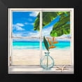 thumbnail image 2 of Dellal, Remy 12x12 Black Modern Framed Museum Art Print Titled - Horizon tropical lI, 2 of 5