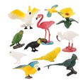 thumbnail image 1 of Miangastore 10Pcs Fashion Solid Simulation Animal World Mini Bird Model Parrot Flamingo Egret Science Teaching Decoration for Children (Random Color), 1 of 8