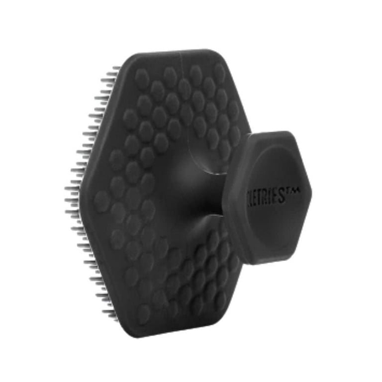 – Silicone Face Scrubber - Gentle Exfoliator Pad & Massager - Removes Dead & Dry Skin – Invigorating Addition to Grooming Routine - Soft-Touch Shower & Bathroom Accessory - Charcoal