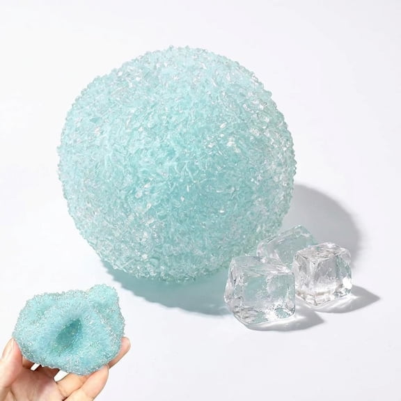 Crunchy Squishy Stress Ball, New Slushy Squeeeze Skin Fidget Sensory Squeeze Ball, Slow Rising Squishies Satisfying Squishy Relaxing Fidget