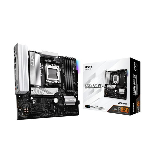 Placa madre ASRock B850M Pro RS microATX AM5 DDR5 PCIe 5.0