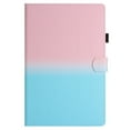 thumbnail image 6 of for Universal 9.5-10.5 Inch, Gradient Color PU Leather Folio Stand Wallet with Card Pockets Soft TPU Shockproof Cover for iPad / Samsung / Amazon Kindle / Lenovo / Onn, Pink+Blue, 6 of 11