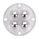 thumbnail image 2 of Base de rueda universal adhesiva para muebles, mesa de centro, polea móvil multibola sin perforaciones, soporte de carga, giratoria, hardware para el hogar, 2 of 4