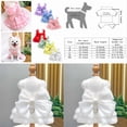 thumbnail image 5 of Wedding Bow Dress for Small Dogs and Cats, 50 cm, White, 5 of 8