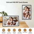 thumbnail image 5 of Apolosign 15.6 Inch WiFi Digital Picture Frame Powered by Nixplay, 32GB Smart 1080p FHD IPS Touchscreen Photo Frame, Auto Rotate, Motion Sensor & App Sharing, 5 of 14