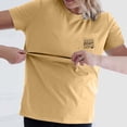 thumbnail image 2 of Vividxx Comfort Breastfeeding T-Shirts For Women Mama Zipper Nursing Tops Pregnancy Tshirts With Pocket Cozy Mother-to-be Tee, 2 of 4
