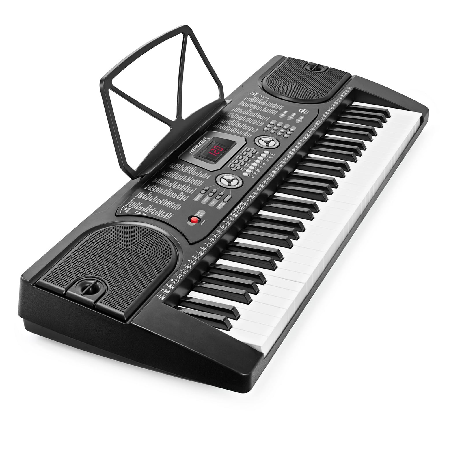 Hamzer 61 Key Keyboard Piano w/ Stand & Bench - Set for Beginners