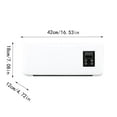 WMYC Household Supplies Two in One Wall Mounted Mobile Air Electric Fan