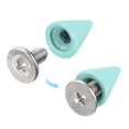 thumbnail image 4 of Unique Bargains 20 Ensembles de Clous Conique 7x10mm Clous et Rivets à Vis Verts, 4 of 4
