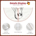 thumbnail image 3 of Sikiie Cute Ghost Simple Drawing Christmas Tree Skirt, Christmas Tree Decorations, Christmas Decor, Tree Mat Decoration(30-48IN)-36", 3 of 6