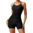 thumbnail image 1 of Ladies Rompers Shorts Dress Rompers with Pockets Jumpsuit Elegant Women Linen Rompers Women Womens plus Size Denim Jumpsuits Same Day Dress Ladies Jumpsuit Elegant Denim Jean Womens Pant Jumpsuits, 1 of 3