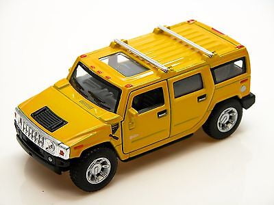 Hummer 2008 H2 SUV,scale 1:40 rot,Modellauto diecast,metall