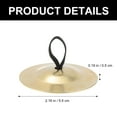 thumbnail image 2 of OULII 6pcs Belly Dancing Finger Cymbals Copper for Women in Performances, 2 of 7