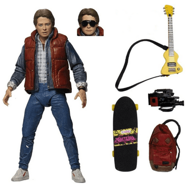 Back to The Future Marty McFly Ultimate 7 Action Figure Movies Fans - Model Figure for Collectors and Display