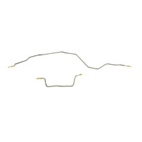 Rear Axle Brake Lines - Fits 97-01 Jeep Cherokee - Stainless - The Stop Shop
