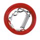 thumbnail image 2 of Cable para atar para perros Correa larga para perros Cadena para perros a prueba de masticaciones con resorte duradero Clips giratorios de 360 ° Estuche de PVC para exteriores Caming, 2 of 5