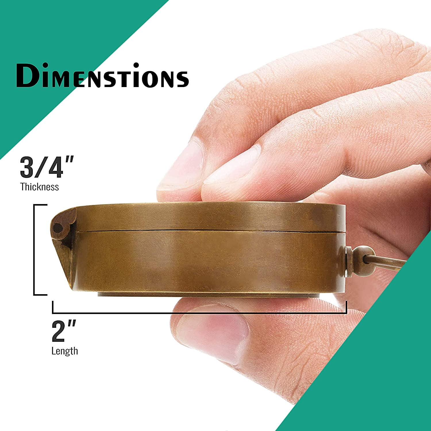 5MOONSUN5's US Army Engraved Brass Military Compass Nautical Marine Gift A Perfect and Unique Gift for Army Person Survival Navigation Compass for Hiking Camping Hunting with Leather Display Case
