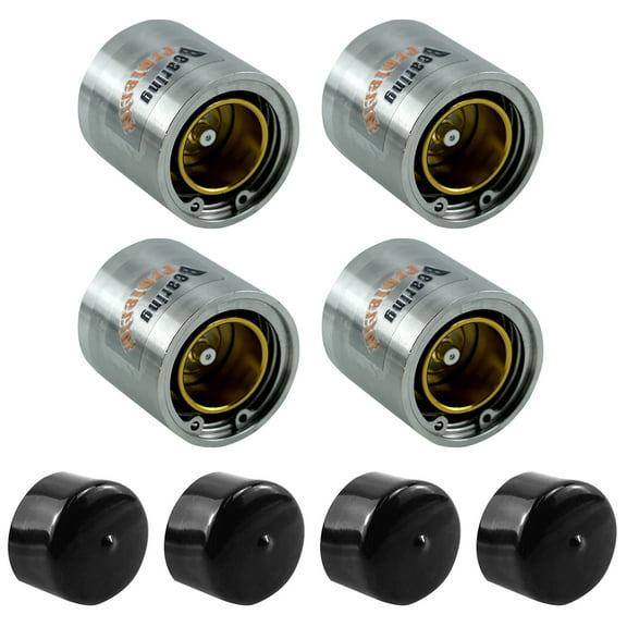 RYANSTAR RACING Boat Trailer Chrome with Protective Bra & Auto Check - 2 Pairs, Model 1980A, 42202