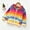 Rainbow, variant on Maxcozy Girls Kids Children Rainbow Coat Hooded Jacket Outwear Top Zip Clothes Outfits 2-6T