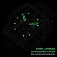 thumbnail image 4 of Men's Watch Fashion Sport Wrist Watches (Chronograph/Waterproof/Luminous/Calendar) Silicon Strap Quartz Watch for Men, 4 of 6