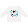 thumbnail image 3 of Inktastic Big Sister Hearts Girls Long Sleeve Toddler T-Shirt, 3 of 5