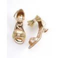 thumbnail image 2 of PatPat Girls Sandal Heels with Removable Bow, Flower Wedding Girls Dress Shoes for Little Big Kid, 2 of 6