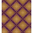 thumbnail image 3 of Ambesonne Oriental Duvet Cover Sets, Arabian Lacy Like Motif, 2-Twin, Purple and Dark Yellow, 3 of 3