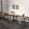 thumbnail image 4 of 40 Inch Compact Computer Desk, Mission Style Work Table with Steel Frame & Engineered Wood Top, Easy Assembly Office Desk for Home Dorm, 4 of 7