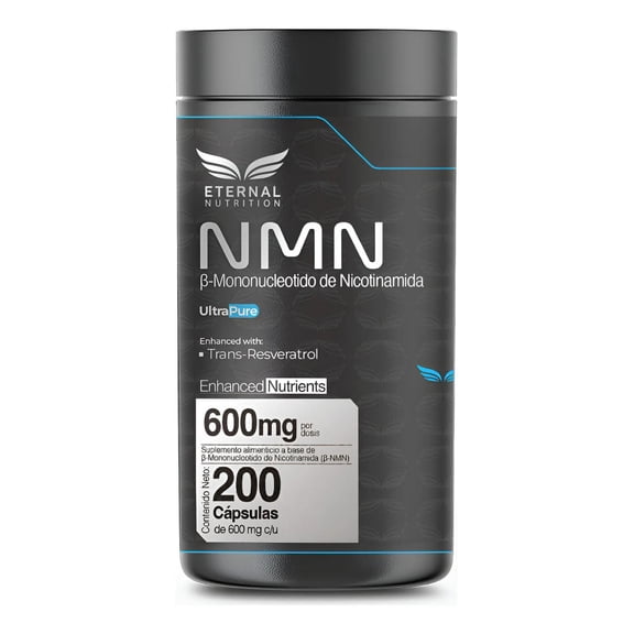 Resveratrol 98% + NMN 99.5% Eternal Nutrition 200 Cápsulas 600 mg