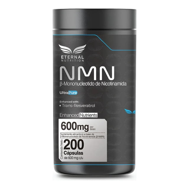 Resveratrol 98% + NMN 99.5% Eternal Nutrition 200 Cápsulas 600 mg