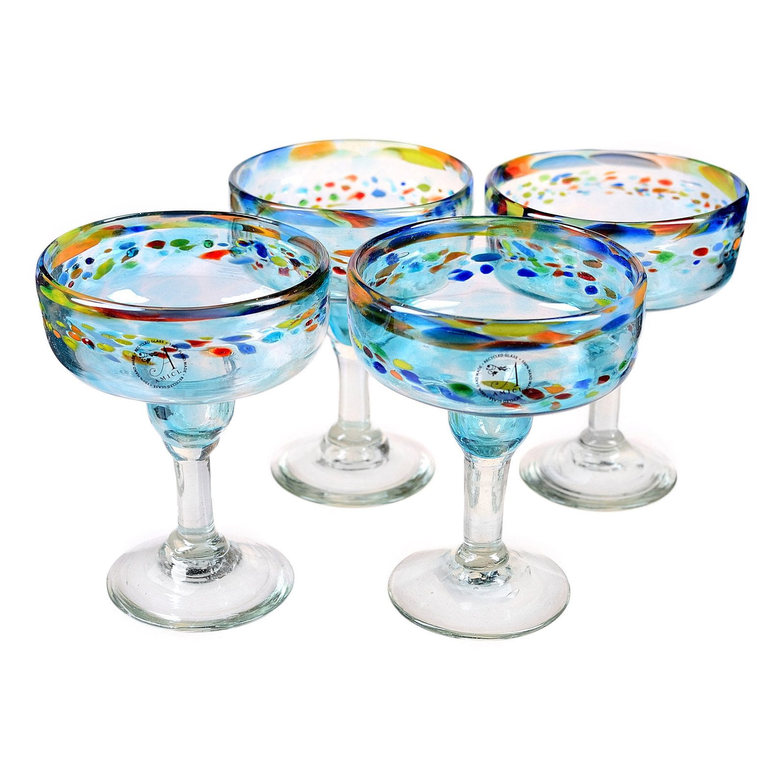 Global Amici Del Sol Margarita Glasses Set Of 4 Com