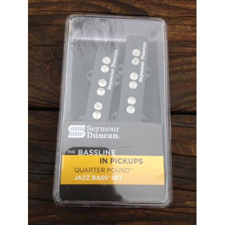 Seymour Duncan Quarter Pound SJB-3 Jazz Bass Neck & Bridge Pickup Set Fender - (Best Pickups For Fender Jazz Bass)