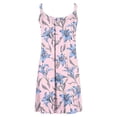 thumbnail image 5 of Women's Cotton Beach Boho Dresses Crewneck Sleeveless Hawaiian Printed Halter Cover Up Dress Womens Casual Print Loose Fits Lightweight Comfy Tank Dresses, 5 of 7