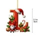 thumbnail image 3 of Adornos Navideños Colgantes con 26 Letras para Árbol de Navidad, Adornos Navideños Personalizados para Hacer Tú Mismo, Decoración Navideña, Decoración Colgante para Árbol de Navidad., 3 of 5