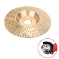 thumbnail image 3 of Rueda De Pulido Para Carpintería, Disco De Modelado De Tallado De Lijado Duradero Opcional Dorado Plateado, Para Trabajo De Doblado De Amoladora Angular De Madera No Metálica Fugacal Dorado, 3 of 8