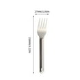 thumbnail image 3 of Yzans Stainless Steel Camping Spoon Fork,Long Handle 8.66in,Coffee Stirrer Dessert Utensil,Deep Mug Pot Accessory, 3 of 5