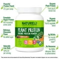 thumbnail image 5 of NATURELO Plant Protein Powder, Chocolate, 22g Protein - Non-GMO, Vegan, No Gluten, Dairy, or Soy - No Artificial Flavors, Synthetic Coloring, Preservatives, or Additives - 20 Servings, 5 of 9