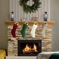 thumbnail image 3 of Dalrosia Christmas Stockings, 4 Pack Large Size Cable Knitted Fireplace Hanging Stockings for Family Holiday Xmas Party Decor, 3 of 4