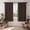 Brown, variant on XUEYU Window Curtains Blackout, Back Tab Curtains 63 Inch, 100% Blackout Curtains Darkening Light Blocking Curtains for Living Room Bedroom Full Light Blocking Curtains 2 Panel Set,W42 x L63, White