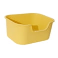 thumbnail image 3 of Open Top Pet Litter Box Sandbox Cat Litter Container Cat Bedpan Kitty Litter Pan yellow, 3 of 9