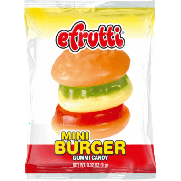 GUMMY MINI BURGER - 12 PIECE PACK